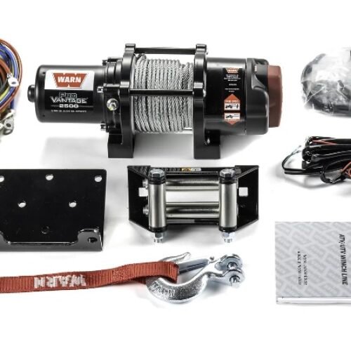 Warn ProVantage 2500 Series 12 Volt DC Powered Electric ATV Winch 2500-Lb.